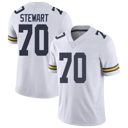 Jack Stewart Michigan Wolverines Youth NCAA #70 White Limited Brand Jordan College Stitched Football Jersey FBY5454JY